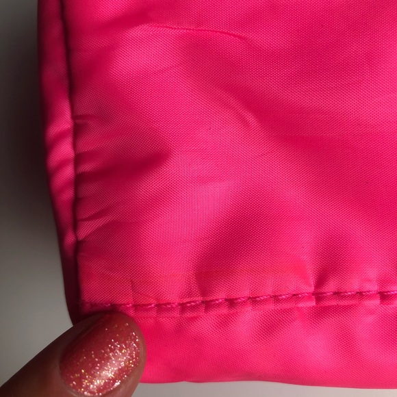 Cute Neon Pink VSX cosmetics bag - Picture 4 of 8